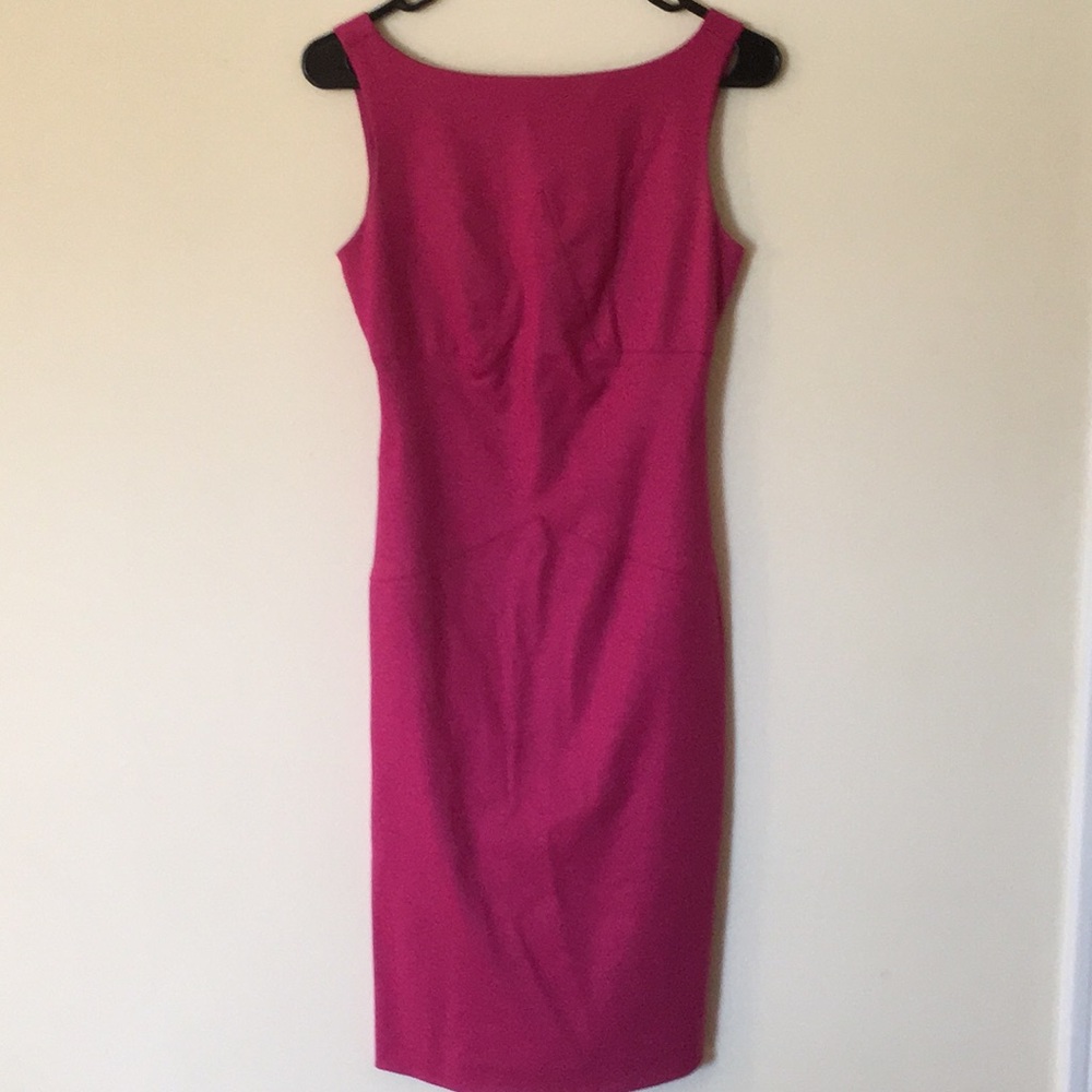 Fuchsia Wool Diane vonFurstenberg Shift Dress sz 0